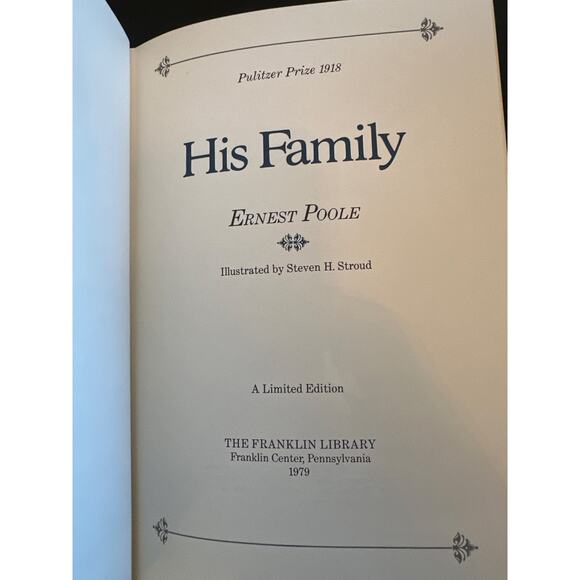 Ernest Poole His Family Franklin Library 25th Anniversary Ltd Edition Leather - Picture 6 of 6